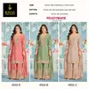 Khas 4502 A To C Chinon Silk Readymade Pakistani Plazzo Suits Suppliers In India